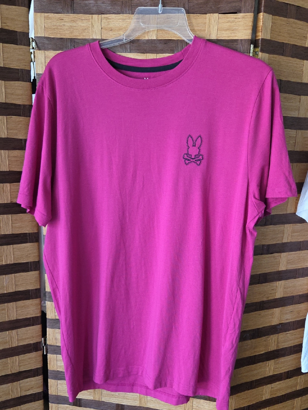 Men's Magenta Short-Sleeve Logo T-Shirt